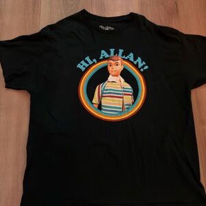 Barbie Black T-Shirt; “Hi, Allan”